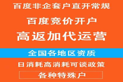 竞价开户推广案例市场分析
